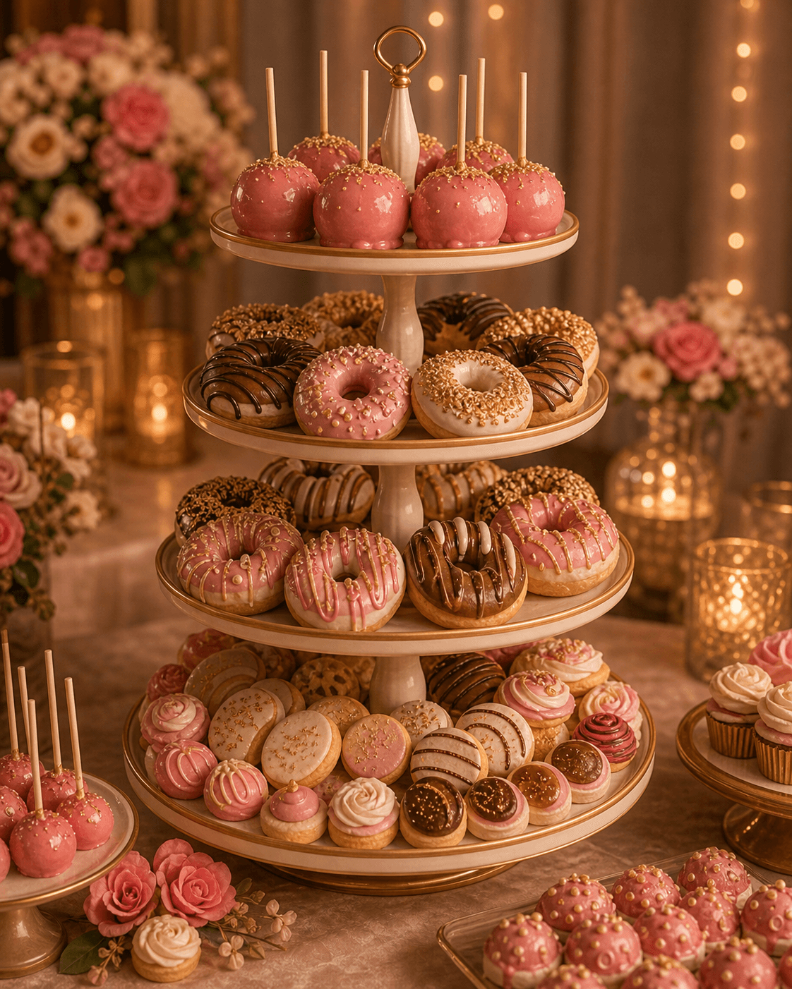 Donuts & candy apples